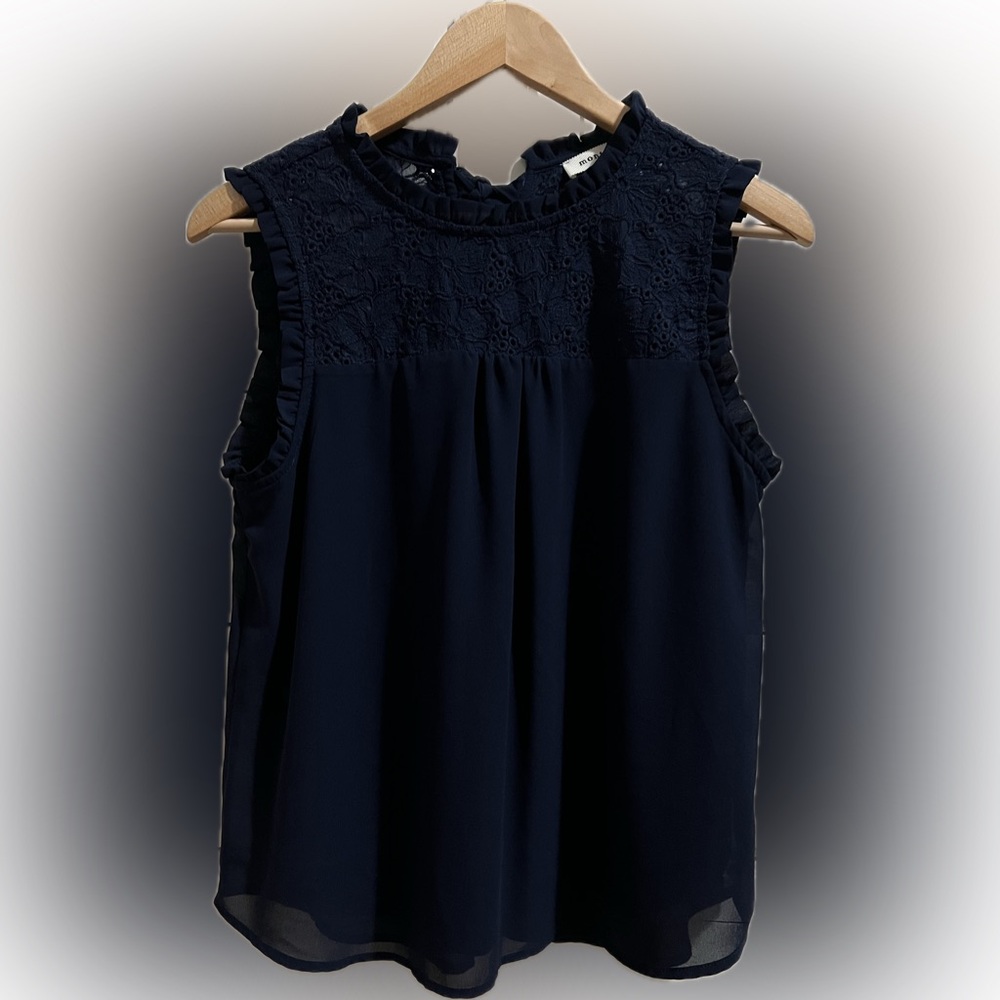 Monteau Los Angeles Blouse with Bow Detail